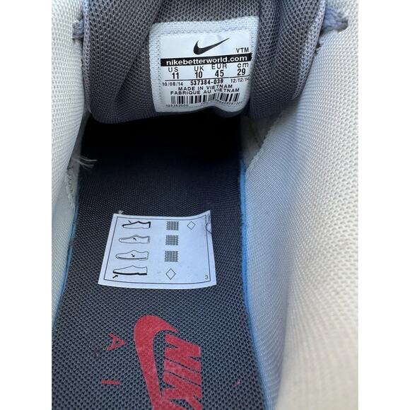 Nike Air Max 90 Wolf Grey Dark Grey 537384-039 Men’s Size 11 - Picture 8 of 10